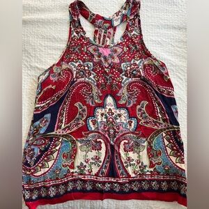 Racer Back Printed Top